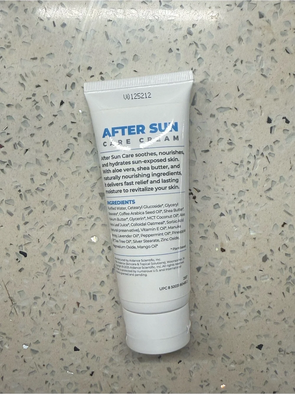 After Sun Care Cream - White & Green Soothing Hydration